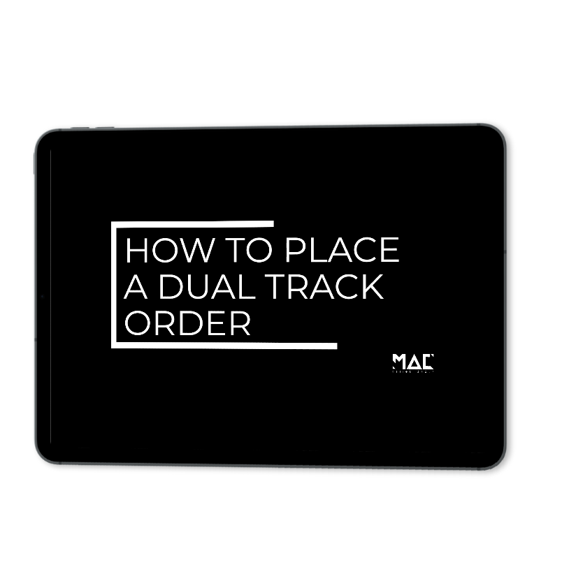 Dual Track order